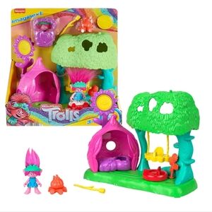 Fisher-Price Green and Pink Action Figures Playset
